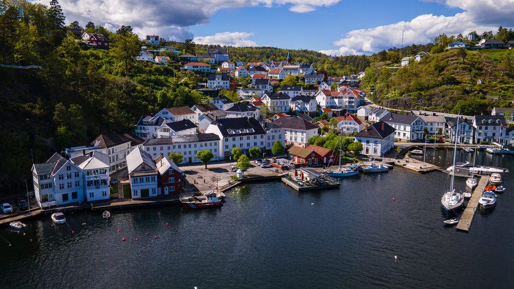 Havna, Tvedestrand Fjordhotell i Tvedestrand